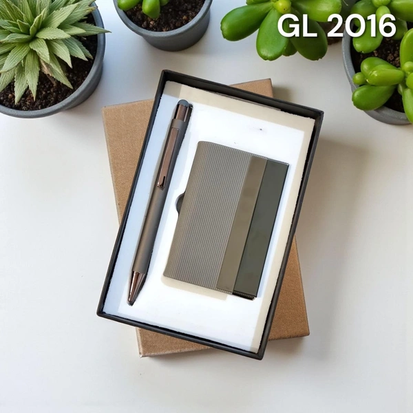 GL 2016 Grey Pen and cardholder set