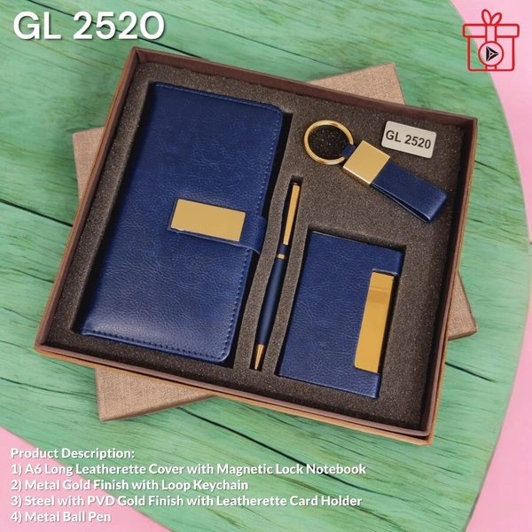 GL 2520 Blue Gold Set - Min 500 Sets