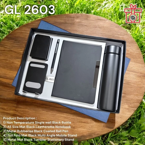 GL 2603 Metal Black Five in Welcome Kit - Min 500 Sets