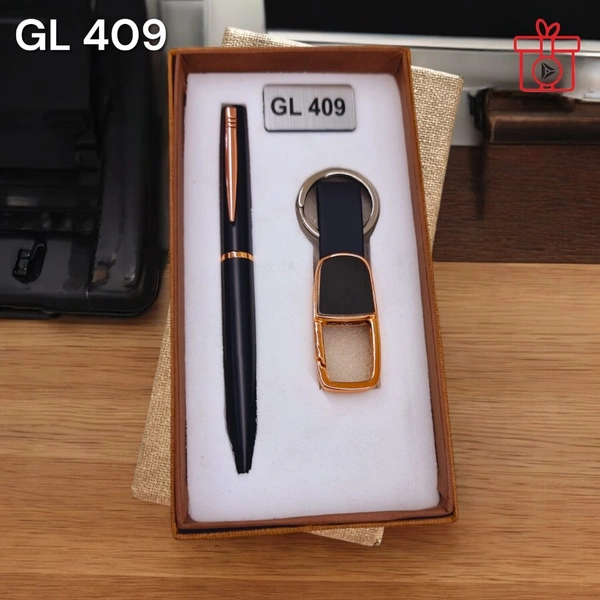 GL 409 Black Rose Pen & Keychain Set - Above 3000 Sets