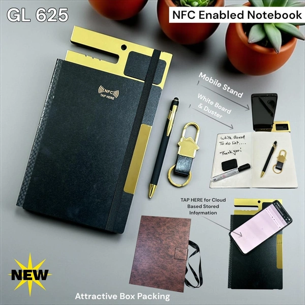 GL 625 Pen & NFC Notebook A5 size with special mobile attachment