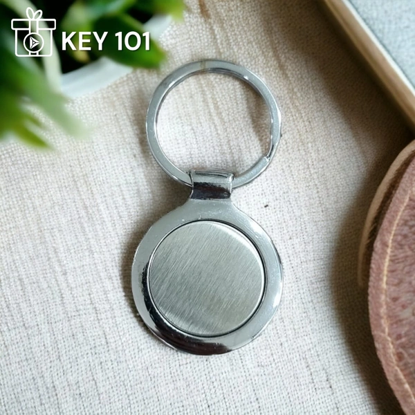 KEY 101 - Silver, Metal Keychains