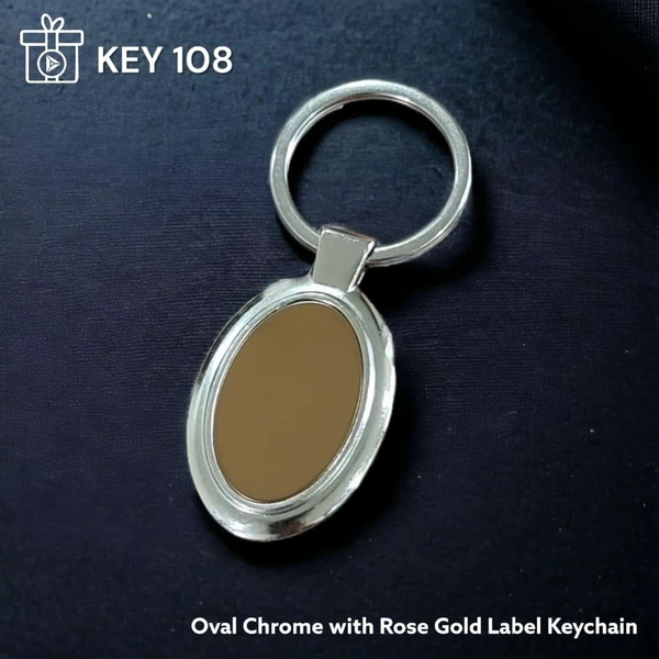 KEY 108 - Silver Chalice, Metal Keychains