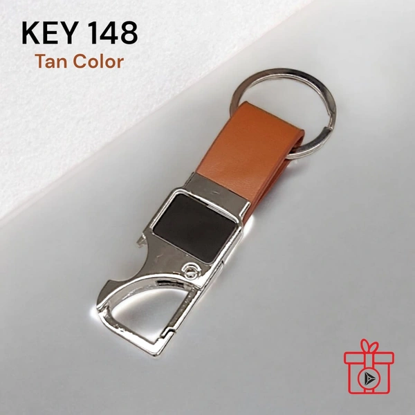 KEY 148 Tan Color - Peru Tan, Metal Keychains