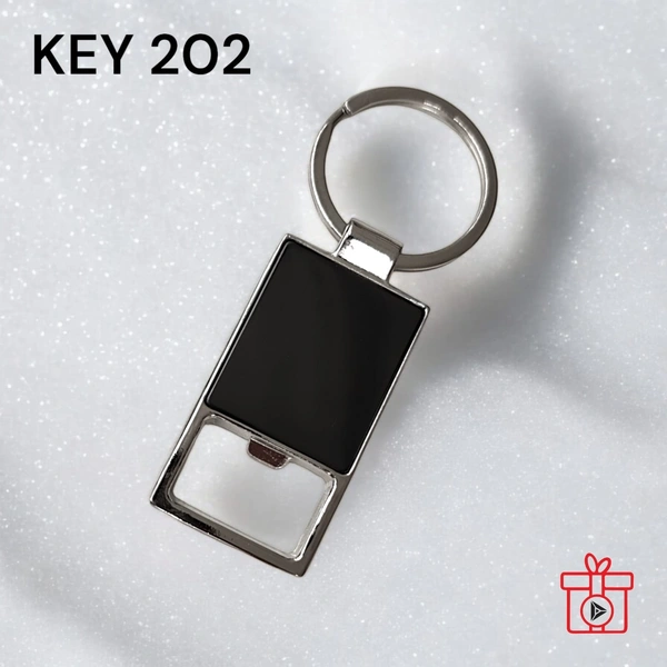 KEY 202 - Silver, Metal Keychains