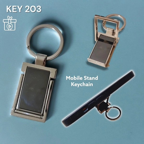 KEY 203  - Silver, Metal Keychains