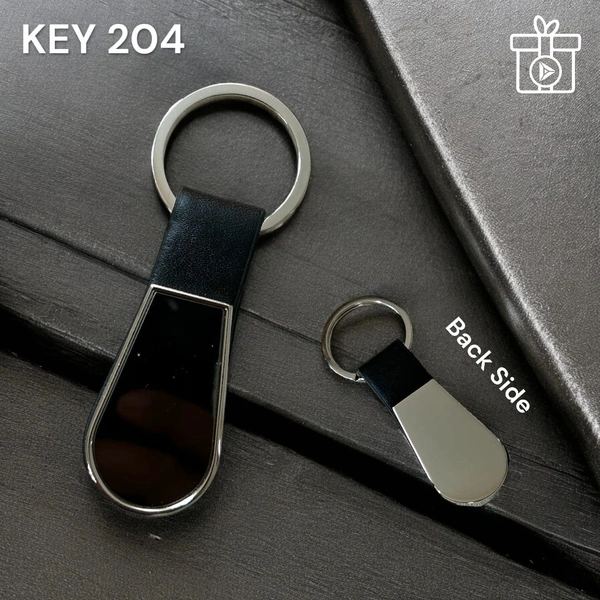 KEY 204 - Silver, Metal Keychains