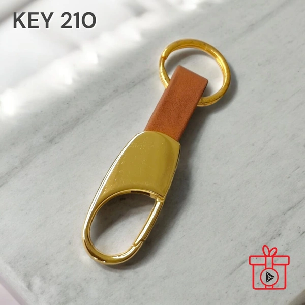 KEY 210 - Gold, Metal Keychains