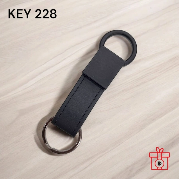 KEY 228 - Black, Metal Keychains