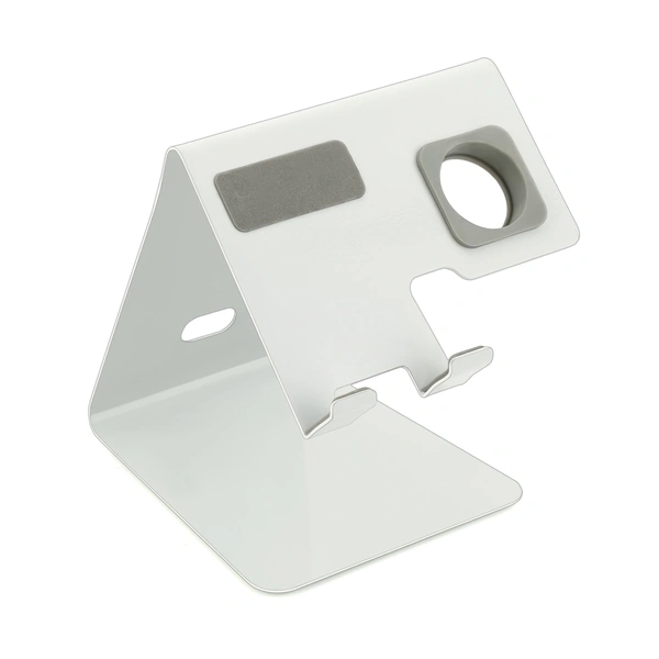 MS 105 New Mobile Stand with Watch Stand for charging white color