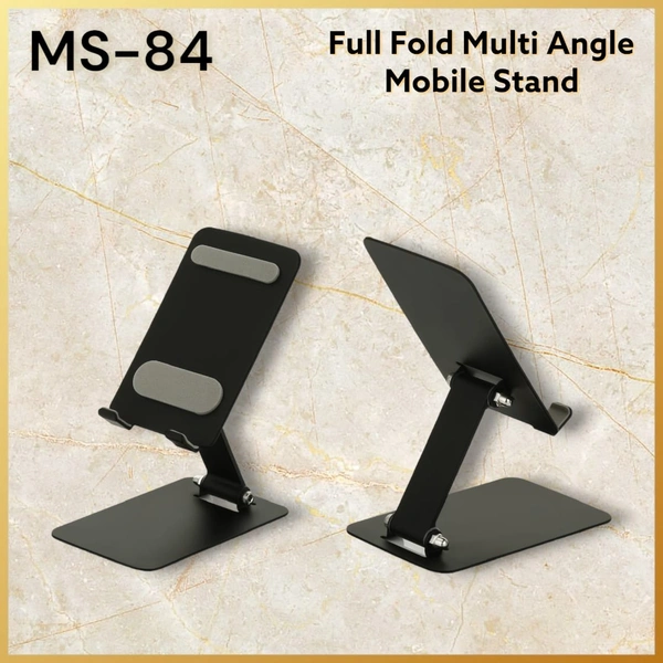 ST 84 Full Fold Black Mobile Stand - Above 5000 Pcs