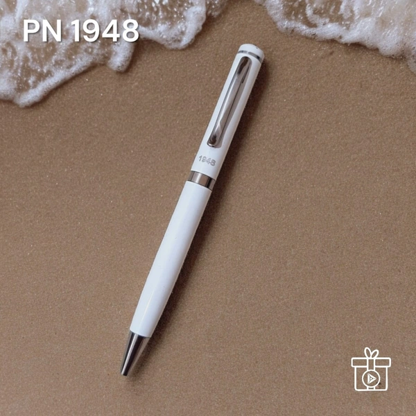 PN 1948 - White, Metal Pens