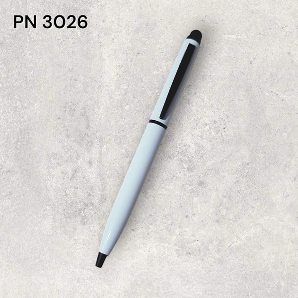 PN 3026 - White, Metal Pens