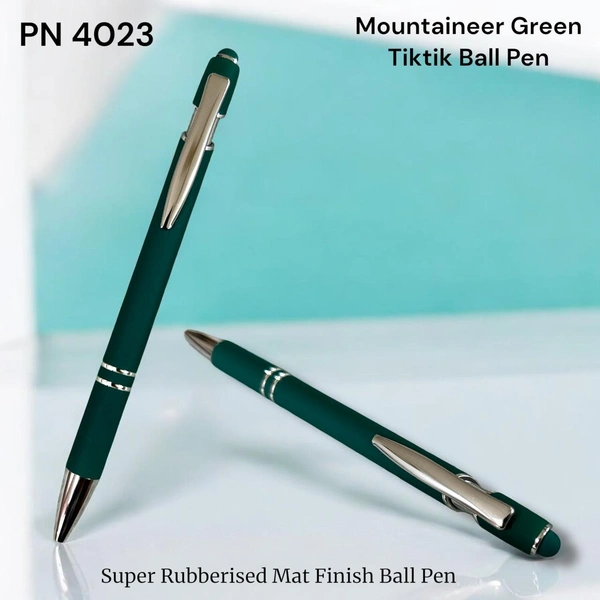 PN 4023 Mountaineer green tik tik ball pen