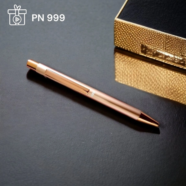 PN 999 Rose Gold Ball Pen - Pink, Metal Pens