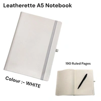 PU 4500 Leatherette A5 Size Notebooks - Available Colors