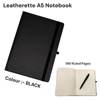 PU 4500 Leatherette A5 Size Notebooks - Available Colors