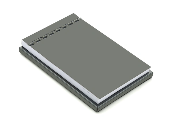 ST 204 Gun metal Finish writing pad