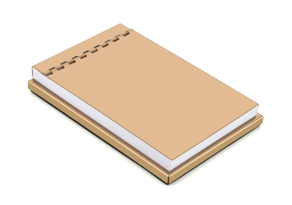 ST 207 Rose gold Mirror Finish Writing Pad