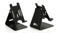 ST 92 New Metal Big Flexy Mat Black Coated Multi Angle Mobile Stand - Above 5000 Pcs