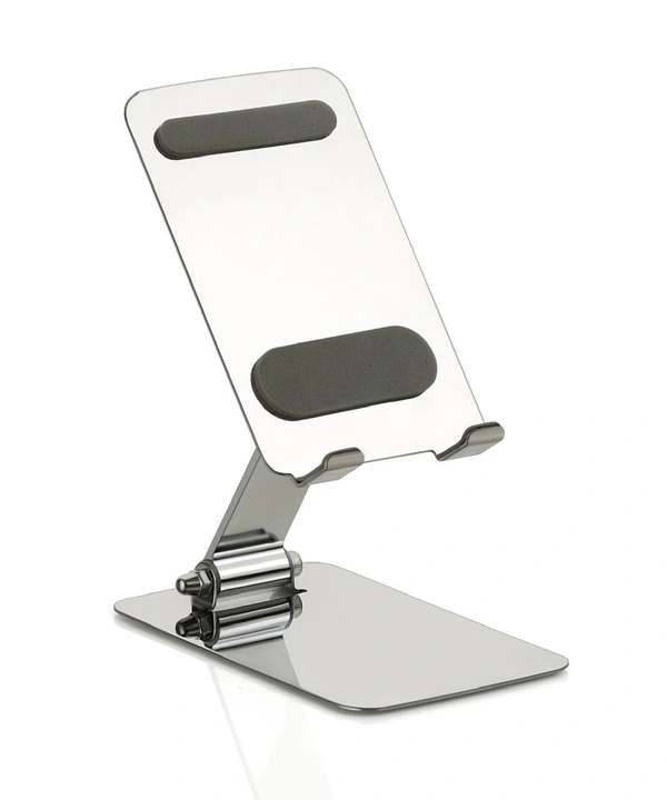 ST 94 Steel Mirror Finish Full Fold Mobile Stand - Min 1000 Pcs