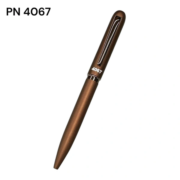 PN 4067 Brown metal roller pen