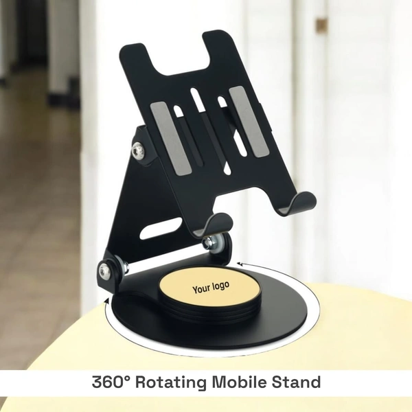 ST 53 (360 degree Rotating Double Foldable Mobile cum Tablet Stand) - Min 1000 Pcs