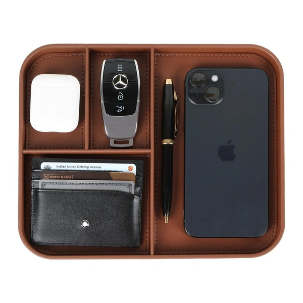 TR-4500 Vegan Leather Valet Try 