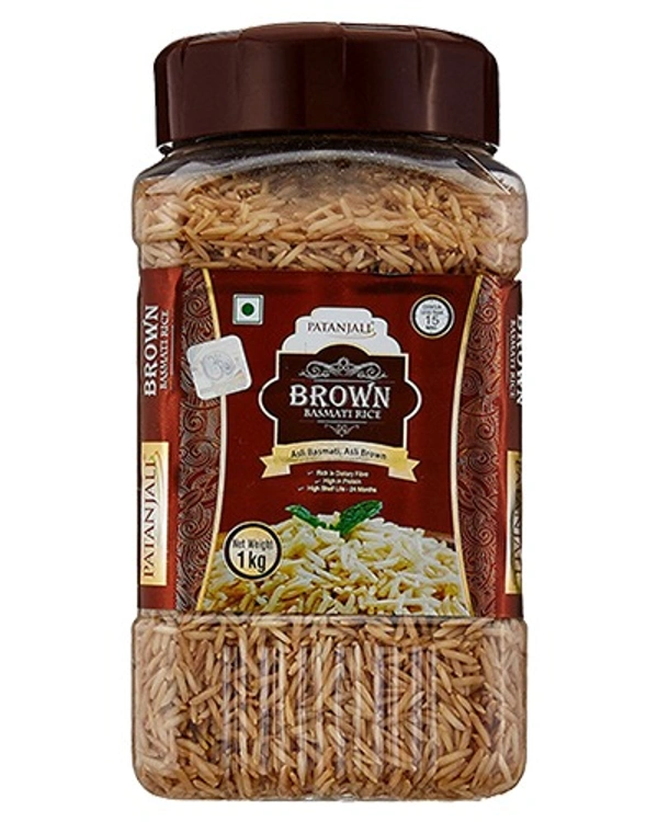 PATANJALI BASMATI RICE BROWN - 1 kg - 1 kg