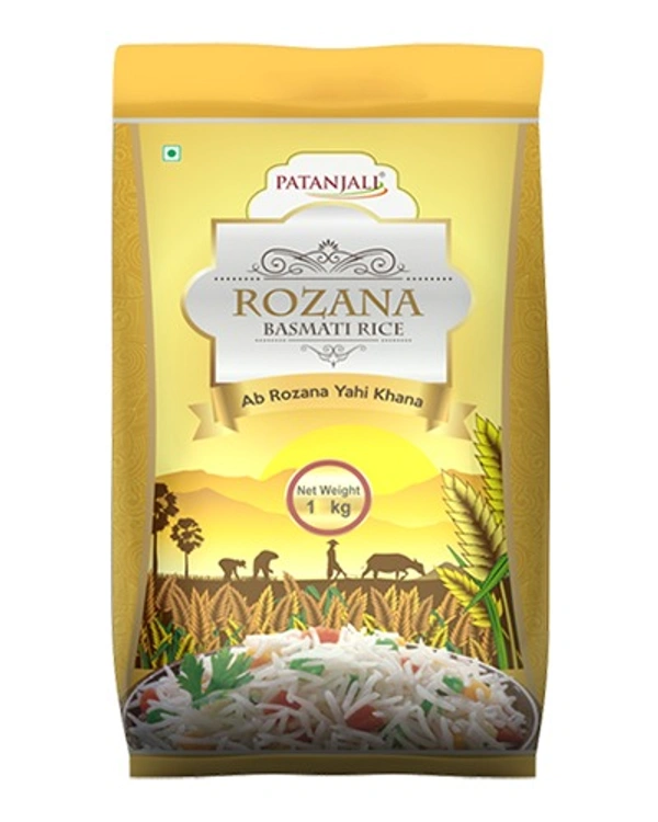 PATANJALI BASMATI RICE ROZANA - 1 kg - 1 kg