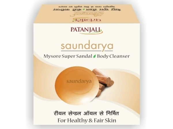 PATANJALI SOAP SAUNDARYA - MYSORE SANDAL - 75 gm - 75 gm