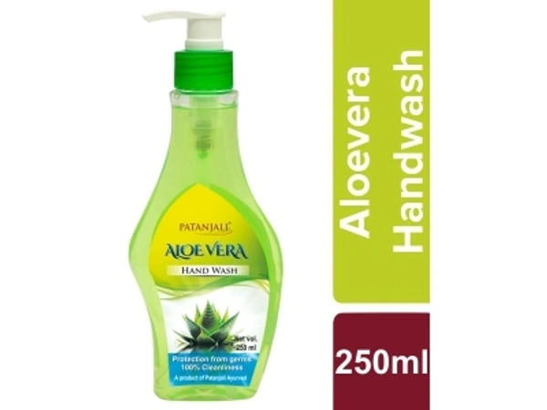 PATANJALI HAND WASH ALOEVERA BOTTLE - 250 ml - 250 ml