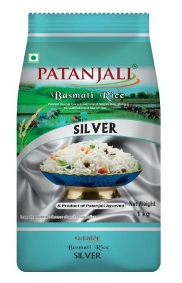 PATANJALI BASMATI RICE SILVER  - 1 kg - 1 kg