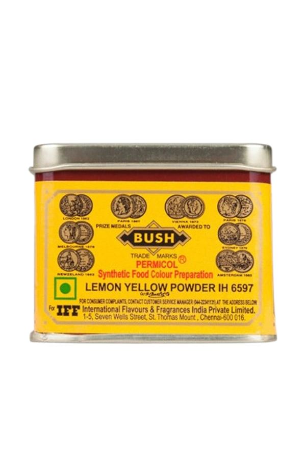 Cycle  Bush Food Colour - Lemon Yellow Powder - 100 g
