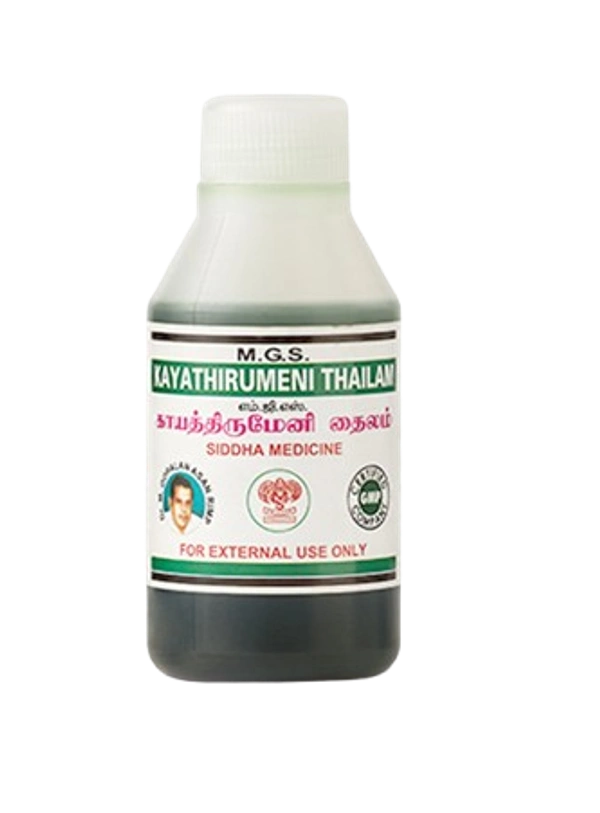 Gopalan Asan Kayathirumeni Thailam Siddha Medicine., காயாதிருமேனி எண்ணெய் - 100 ml