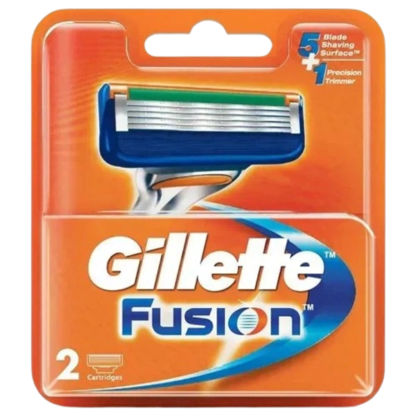 Gillette Fusion Power Shaving Cartridge 5 Blades 2 pcs