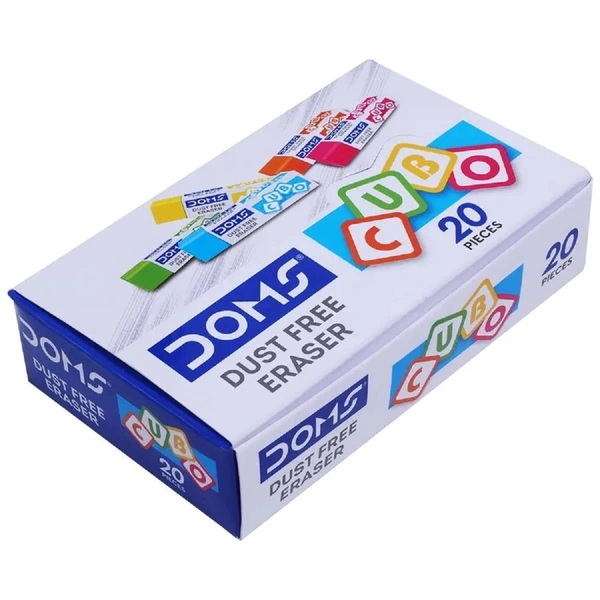 DOMS Dust free Erasers-20 No's, இரசர் - 1 box