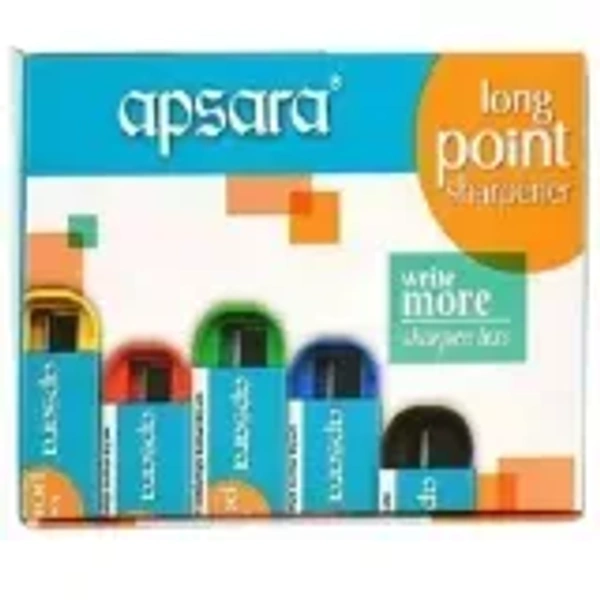Apsara Long Point Sharpner-20 No's, சார்ப்னர் - 1 box