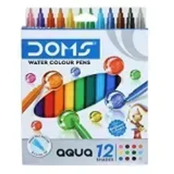 DOMS Qua Water Colour Pencils-2.5mmTip, கலர் பென்சில்கள் - 1 box