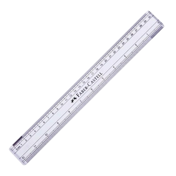 Natraj Transparent Long Scale (30 cm) - 1 Pcs