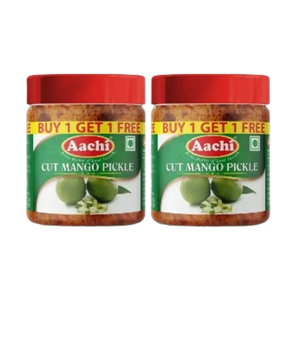 Aachi Cut Mango Pickle Buy 1 Get 1 Free, மாங்காய் ஊறுகாய் - 200 g
