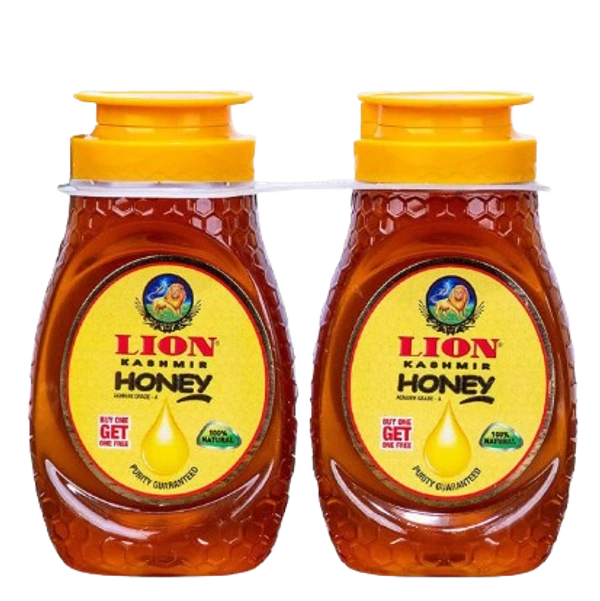 Lion Kashmir Honey (Buy 1 Get 1 Free) Bottle Jar, காஷ்மீர் தேன் - 250 g