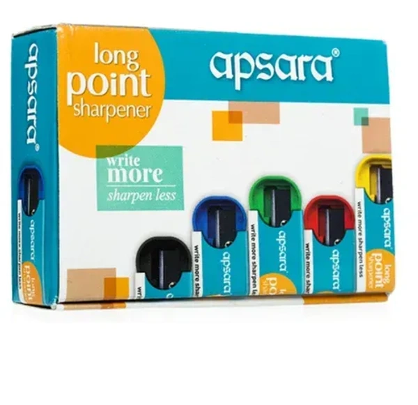 Apsara Long Point Sharpner-20 No's, சார்ப்னர் - 1 box