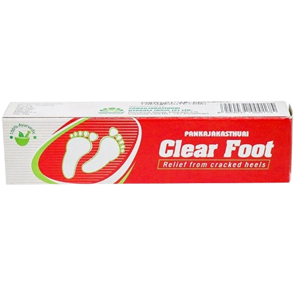 Pankajakasthuri Clear Foot Ointment ( Relief from Cracked Heels). - 25 g