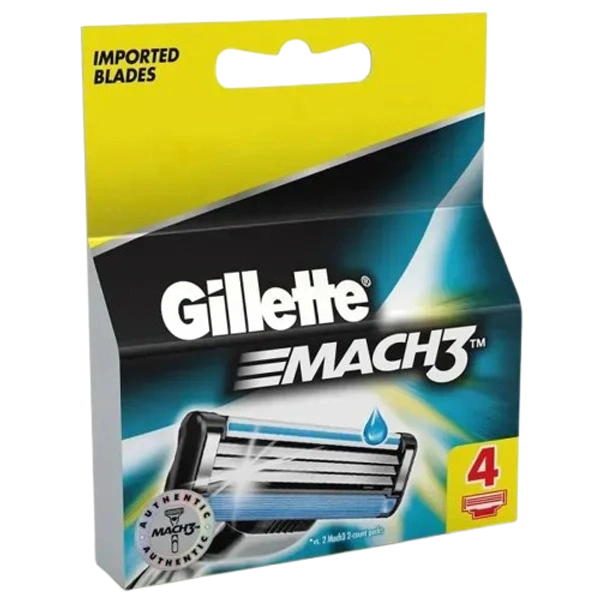 Gillette Mach3 Shaving Cartridge 4 pcs