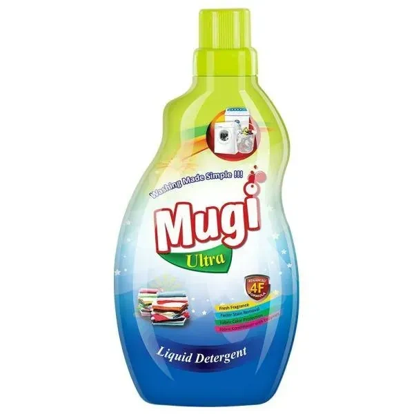 Mugi Ultra Liquid Detergent for Top & Front Load Washing Machine & Bucket Wash ( Buy One Get One Free) - 500 ml