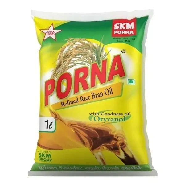  Porna Refined Rice Bran Oil - 1ltr