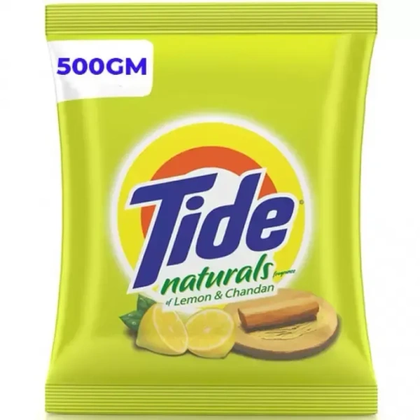 Tide Naturals Lemon & Chandan Detergent Powder - 500 g