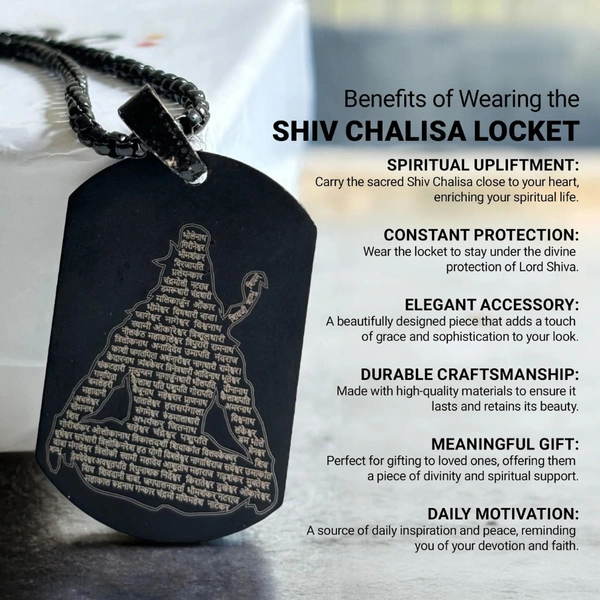 Shiv Chalisa Pendant 🕉️Om Namah Shivaya 🔱