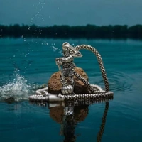 Hanuman Ji with Gada Silver Pendant 🔥 Jai Bajrangbali 🔥